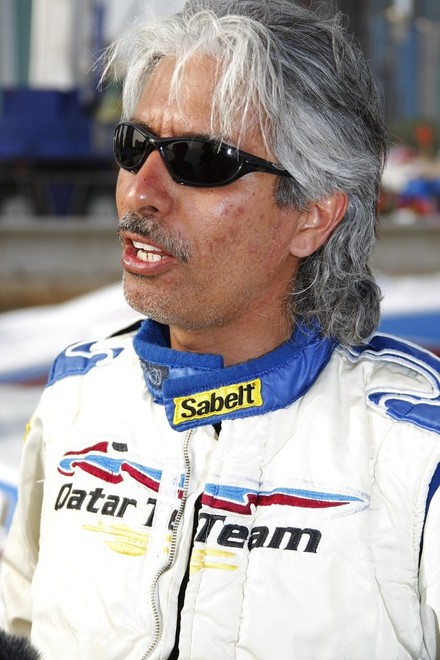 Sheikh Hassan bin Jabor Al-Thani in Mackay, North Queensland, when he was competing with champion throttleman Steve Curtis in the Australian Offshore Superboat Championships. © Image supplied .